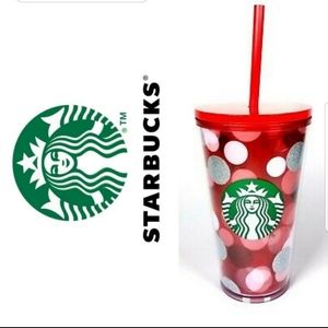 Starbucks Limited Edition Polka Dot Cold Cup
